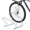 Soporte para bicicletas Vidaxl para 2 bicicletas de acero galvanizado separado