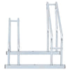 Soporte para bicicletas Vidaxl para 2 bicicletas de acero galvanizado separado