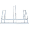 Soporte para bicicletas VidaXL para 3 bicicletas, independiente de acero galvanizado