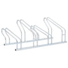 Soporte para bicicletas Vidaxl para 4 bicicletas de acero galvanizado separado