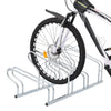 Soporte para bicicletas Vidaxl para 4 bicicletas de acero galvanizado separado