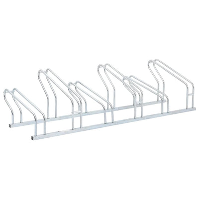 Soporte para bicicletas VidaXL para 6 bicicletas, independiente de acero galvanizado