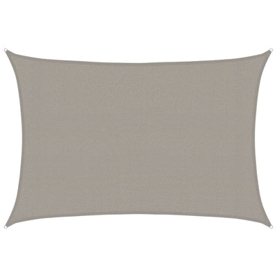 Vidaxl Zonnezeil 160 g m² rectangular 3x5 m HDPE gris claro