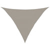 Vidaxx vela solar 160 g m² triangular 2,5x2,5x3,5 m HDPE gris claro