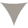 Vidaxx vela solar 160 g m² triangular 3x3x3 m HDPE gris claro