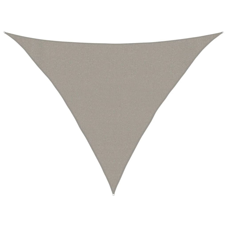 Vidaxx vela solar 160 g m² triangular 3x3x4,2 m HDPE gris claro