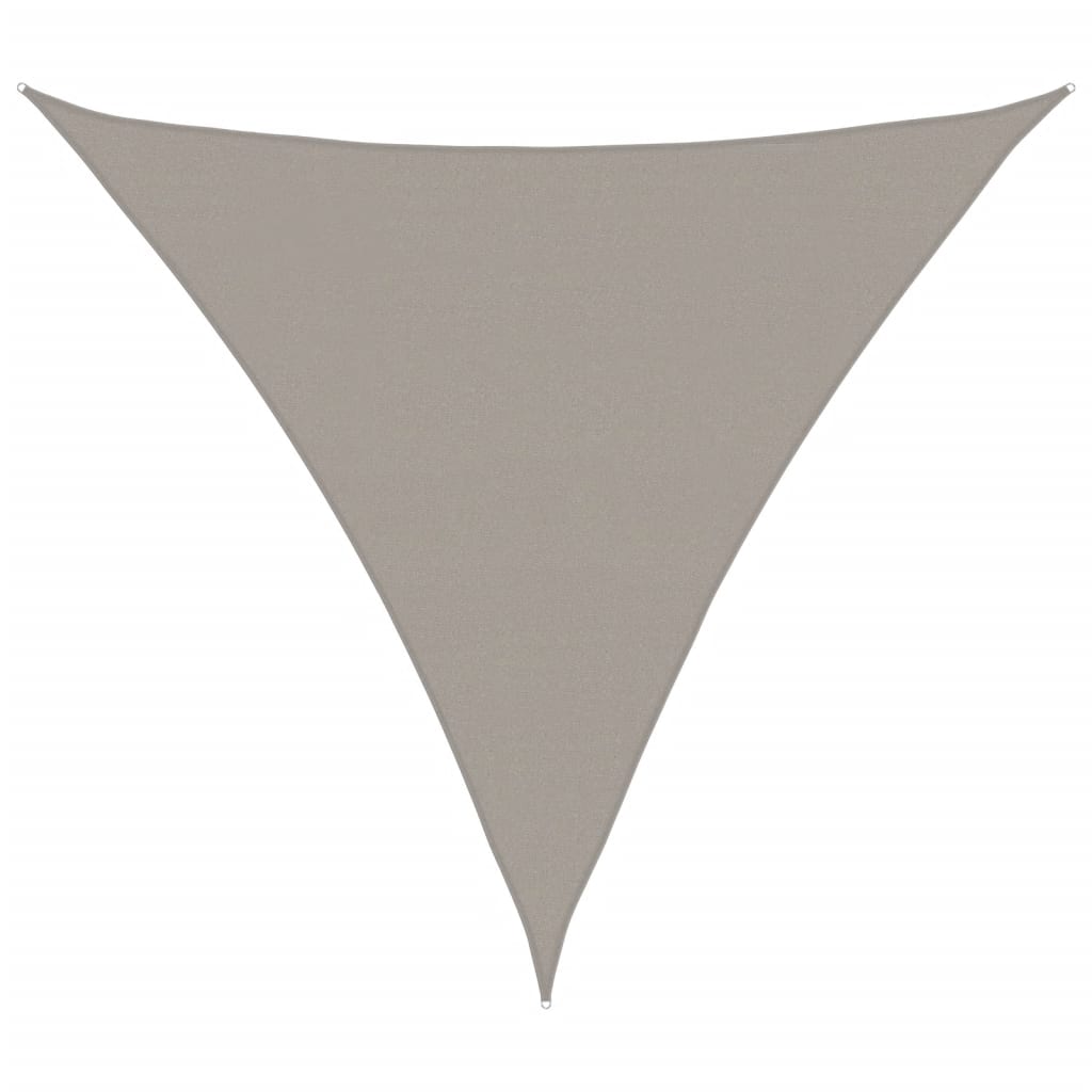Vidaxx vela solar 160 g m² triangular 5x5x5 m HDPE gris claro