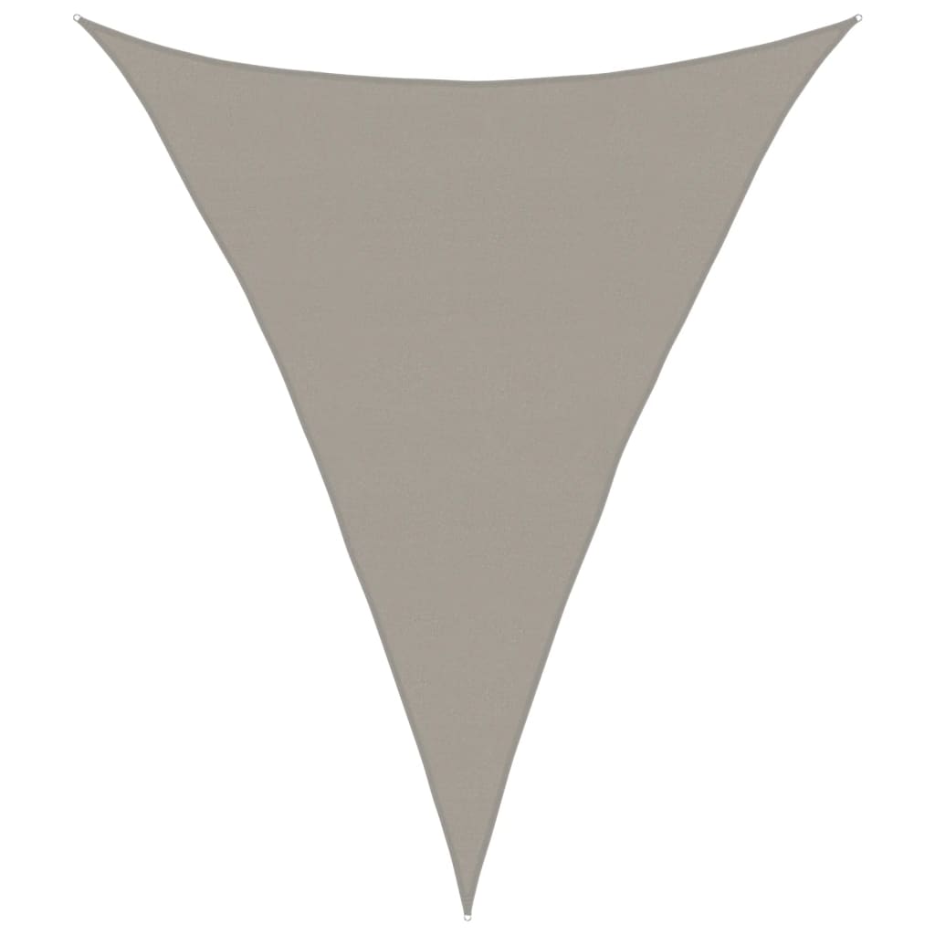Vidaxx vela solar 160 g m² triangular 5x7x7 m HDPE gris claro