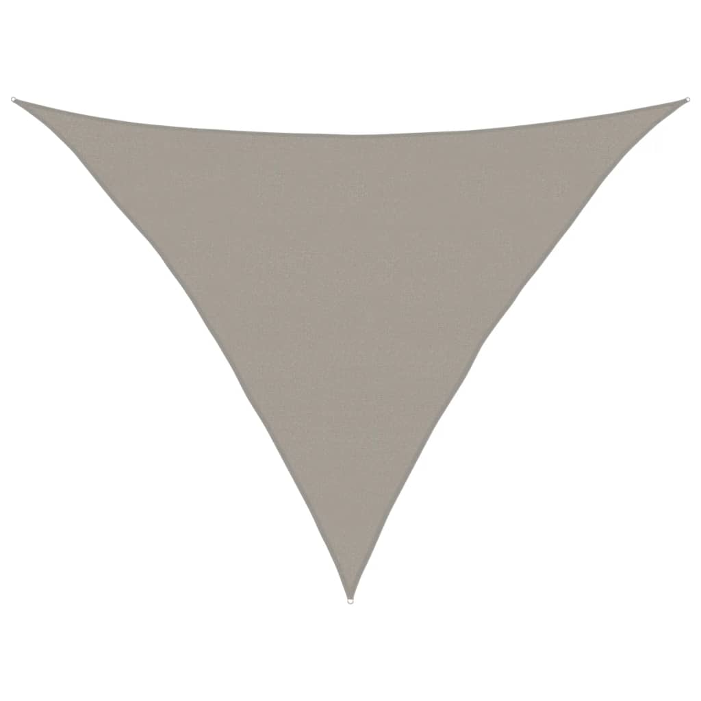 Vidaxx sun sail 160 g m² triangular 5x5x6 m HDPE light gray
