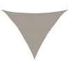 Tenda da sole Vidaxx 160 g m² triangolare 5x5x6 m HDPE grigio chiaro