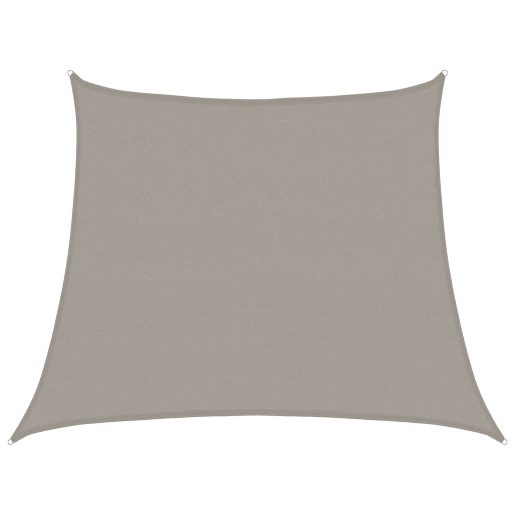 Vidaxl vela solar 160 g m² trapecio 3 4x3 m HDPE gris claro