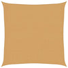 Vidaxl Zonnezeil 160 g m² cuadrado 2x2 m HDPE Sand -Colorado