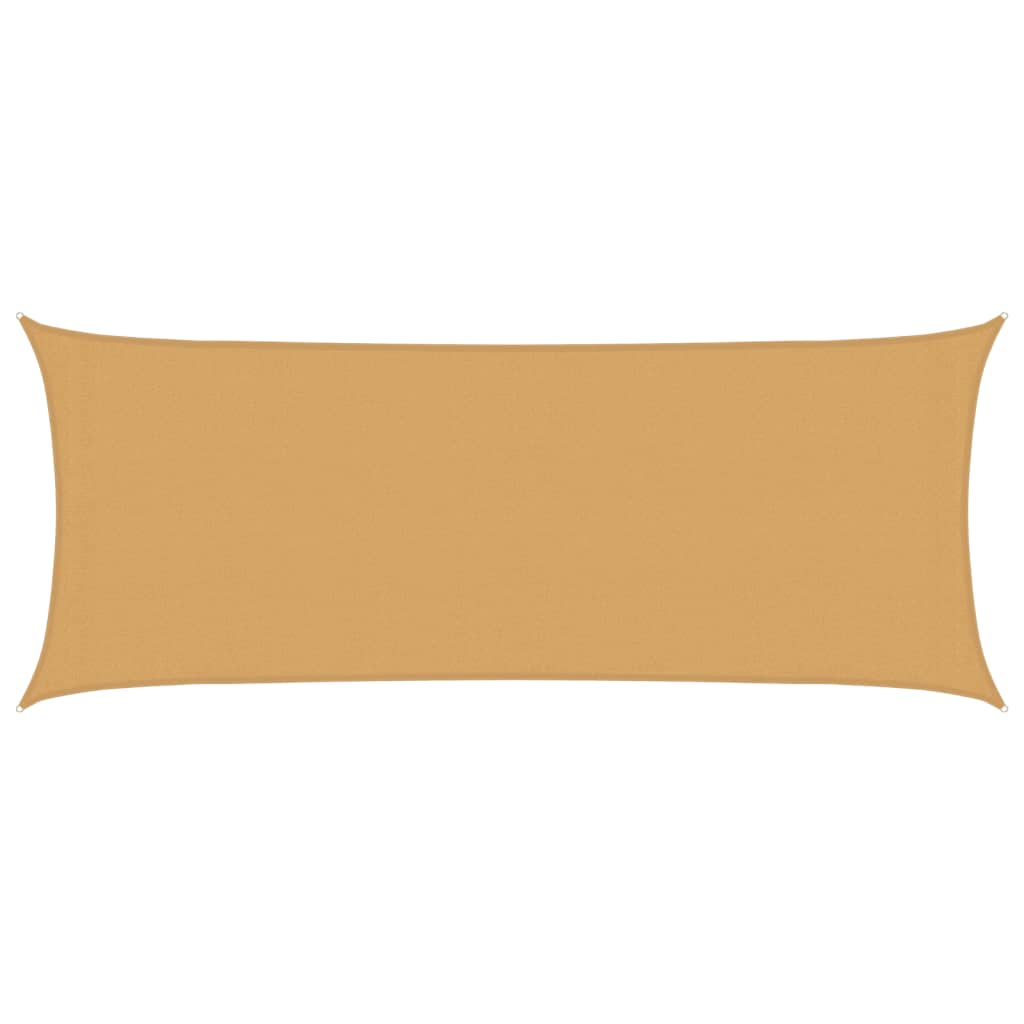 Vidaxl Zonnezeil 160 g m² Rectangular 2x5 M HDPE Sand -Colorado