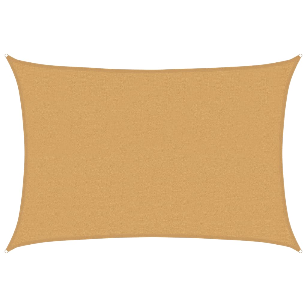 Vidaxl Zonnezeil 160 g m² rettangolare 2,5x3,5 m sand HDPE -colorato