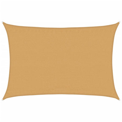 Vidaxl Zonnezeil 160 g m² Rectangular 3.5x4.5 M HDPE Sand -Colorado
