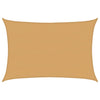 Vidaxl Zonnezeil 160 g m² rettangolare 5x7 m HDPE sabbia -colorata