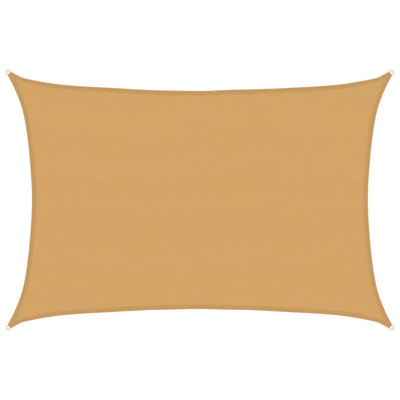 Vidaxl Zonnezeil 160 g m² Rectangular 5x7 M HDPE Sand -Colorado