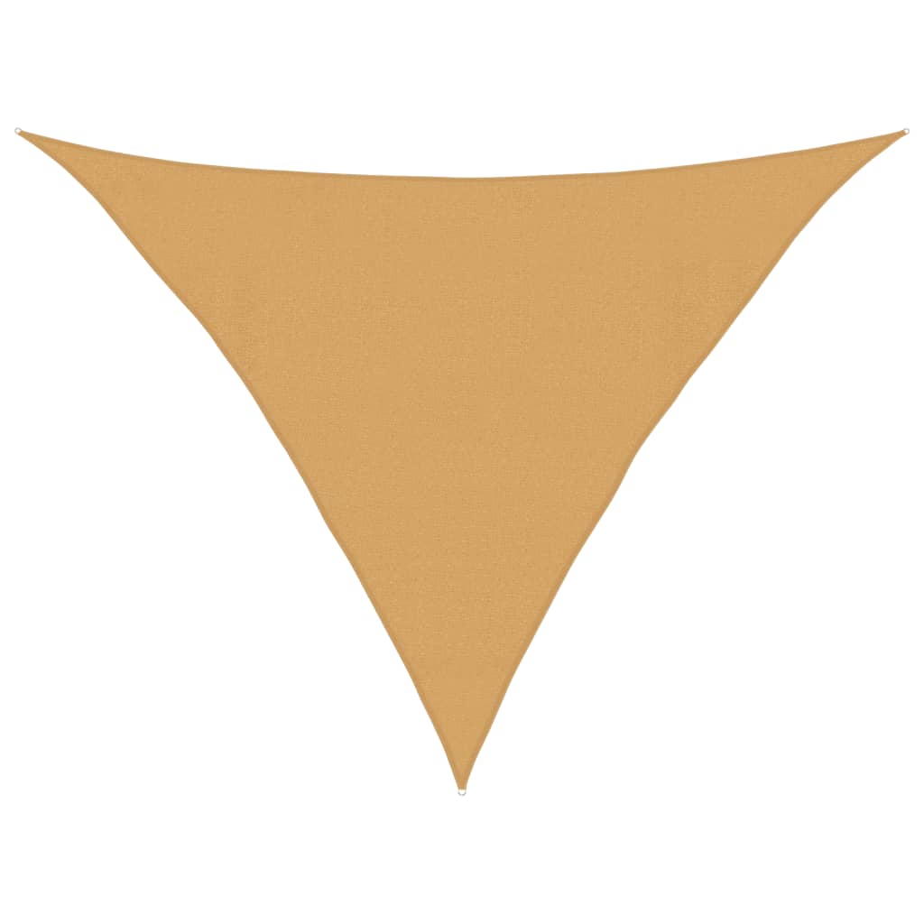 Vidaxx vela solar 160 g m² triangular 4x4x5,8 m HDPE color arena