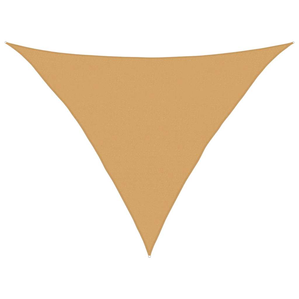 Vidaxx vela solar 160 g m² triangular 5x5x6 m HDPE color arena