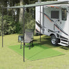 Tappeto per tenda VidaXL 250x300 cm HDPE verde chiaro