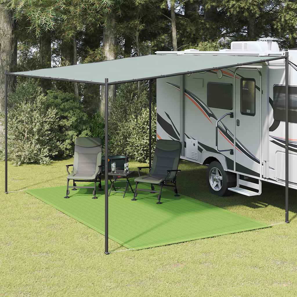 Vidaxl Tent Tappet 250x400 cm HDPE Green