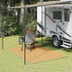 VidaXL tent carpet 250x300 cm HDPE sand-colored