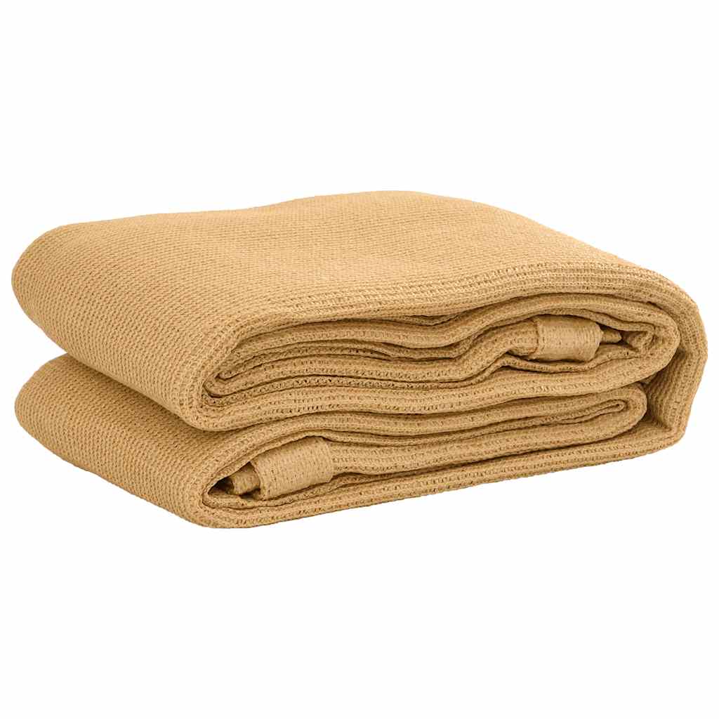 Tappeto per tenda VidaXL 250x350 cm HDPE color sabbia