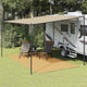 Vidaxl Tent carpet 250x400 cm HDPE sand -colored