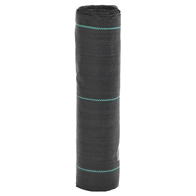 Panno di carota Vidaxl 0,5x50 m polipropene nero