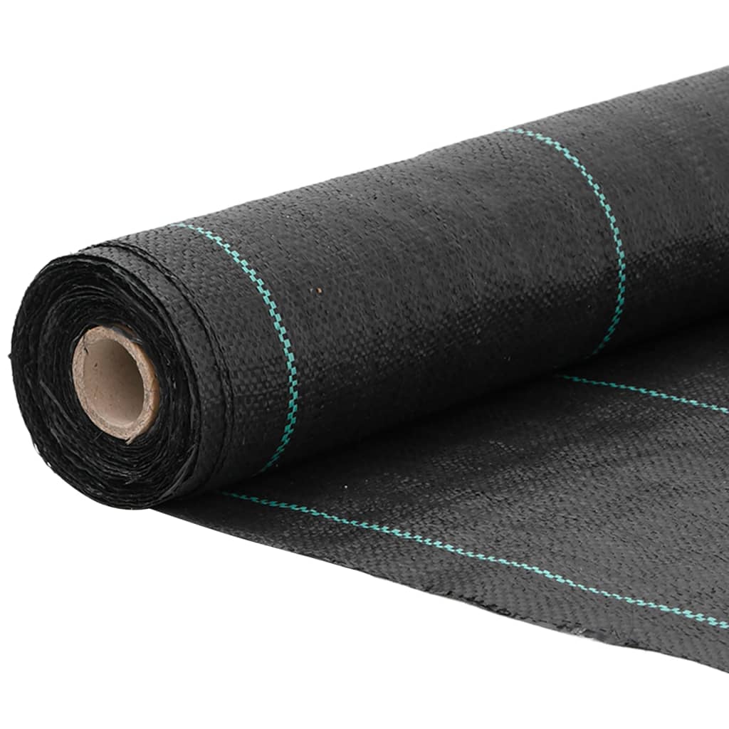 Vidaxl Carot Cloth 0,5x100 m PP nero