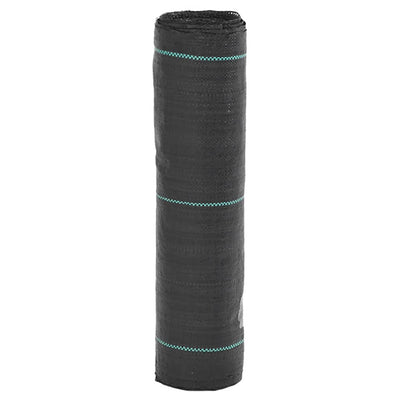 Panno di carota Vidaxl 0,5x150 m Polypropene nero