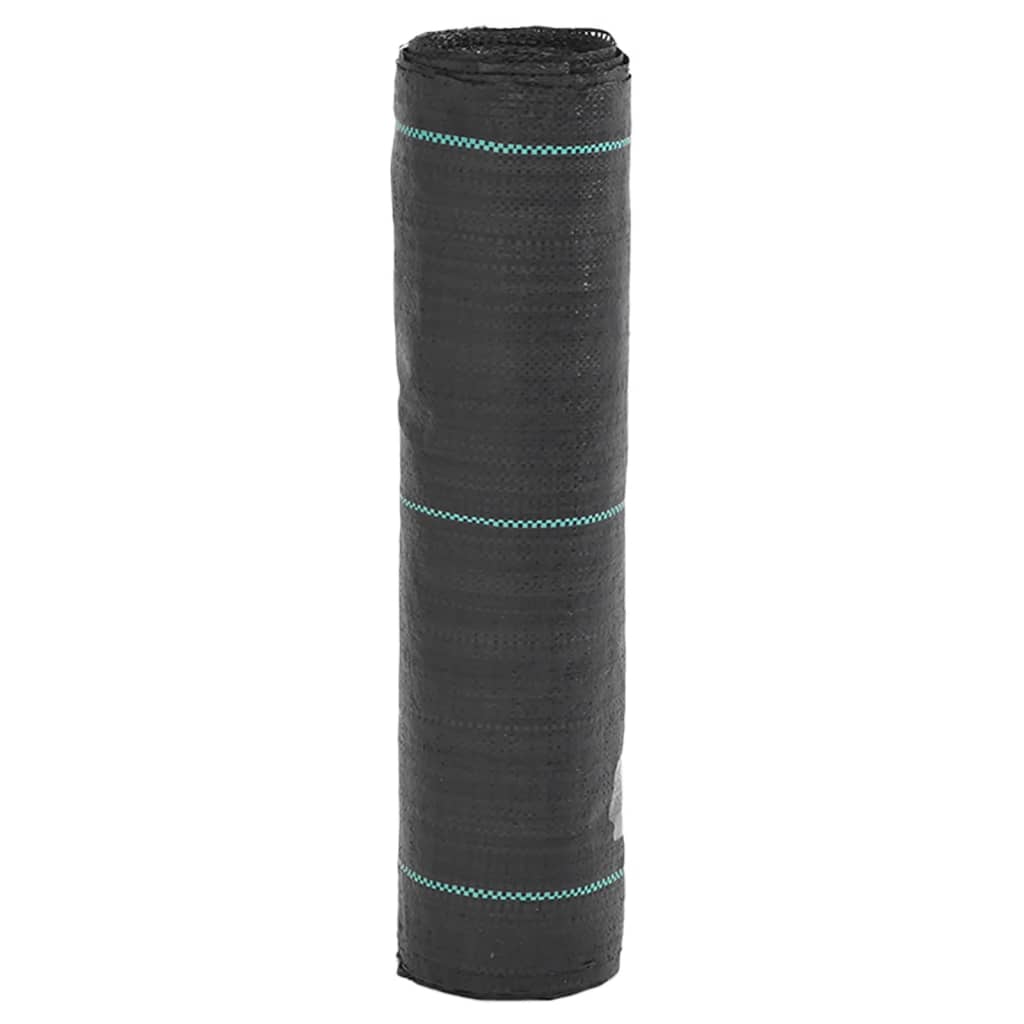 Panno di carota Vidaxl 0,5x200 m Polypropene nero