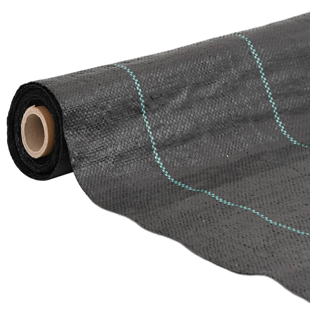 Vidaxl Carot Cloth 1x150 M Polypropene Nero