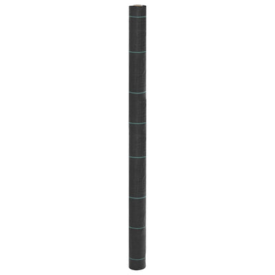 Panno di carota Vidaxl 1,5x25 m polipropene nero