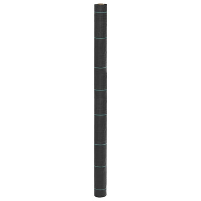 Panno di carota Vidaxl 1.5x150 m Polypropene nero