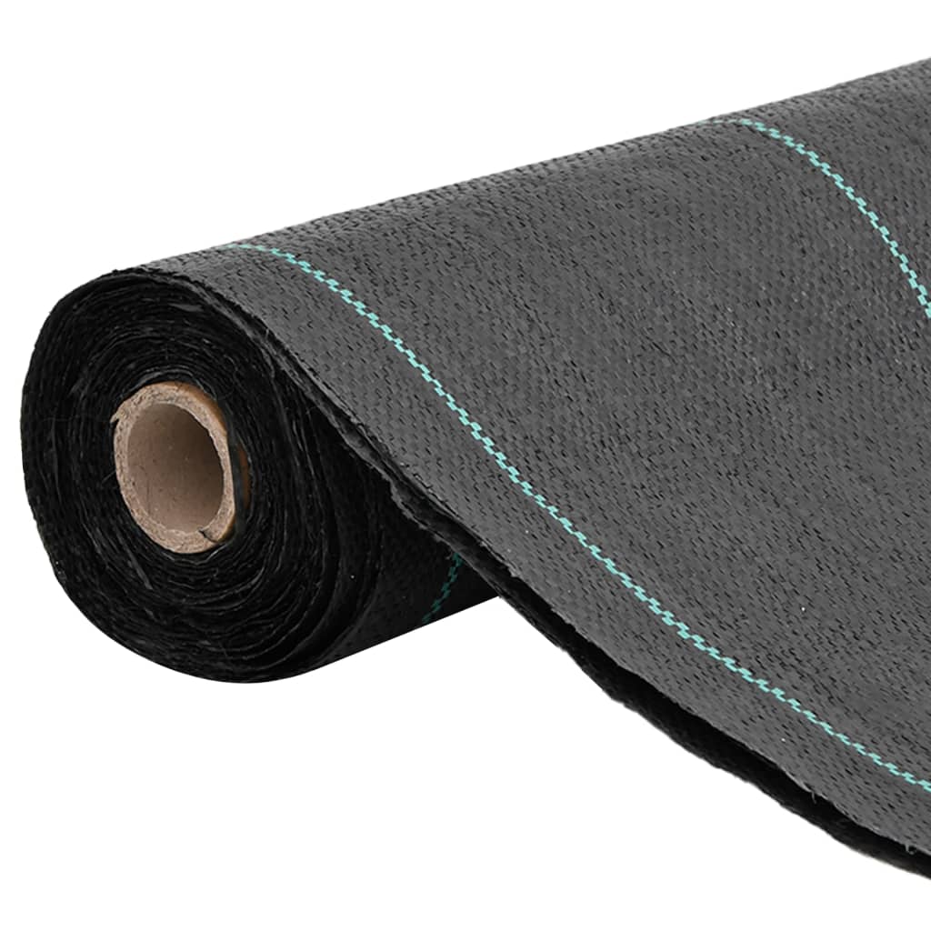 Vidaxl Carot Cloth 0,5x10 M Polypropene nero