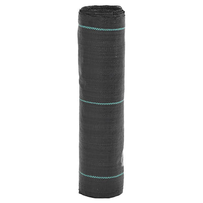 Panno di carota Vidaxl 0,5x50 m polipropene nero