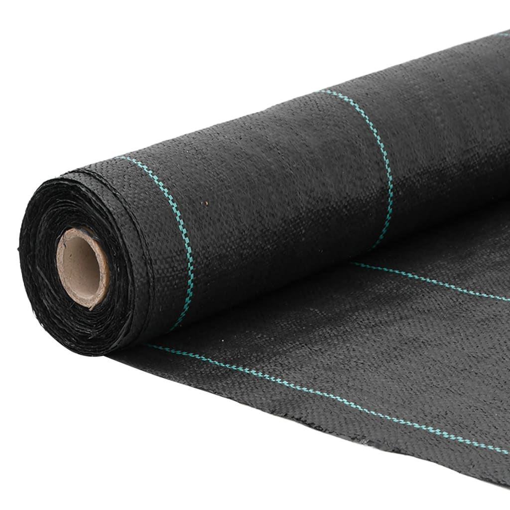 Vidaxl Carot Cloth 0,5x100 m PP nero