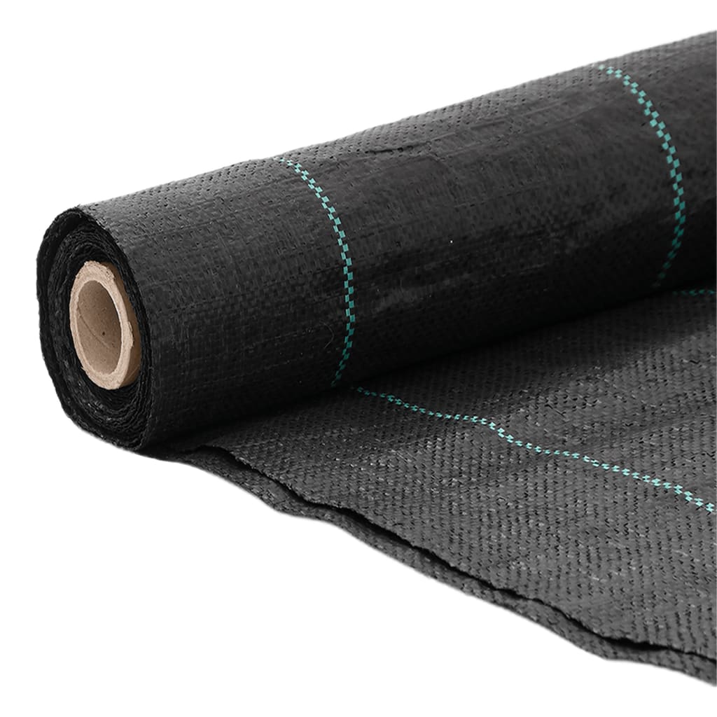 Vidaxl Carot Cloth 1x50 M Polypropene Nero