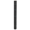 Tela de zanahoria Vidaxl 1x150 m polypropene negro