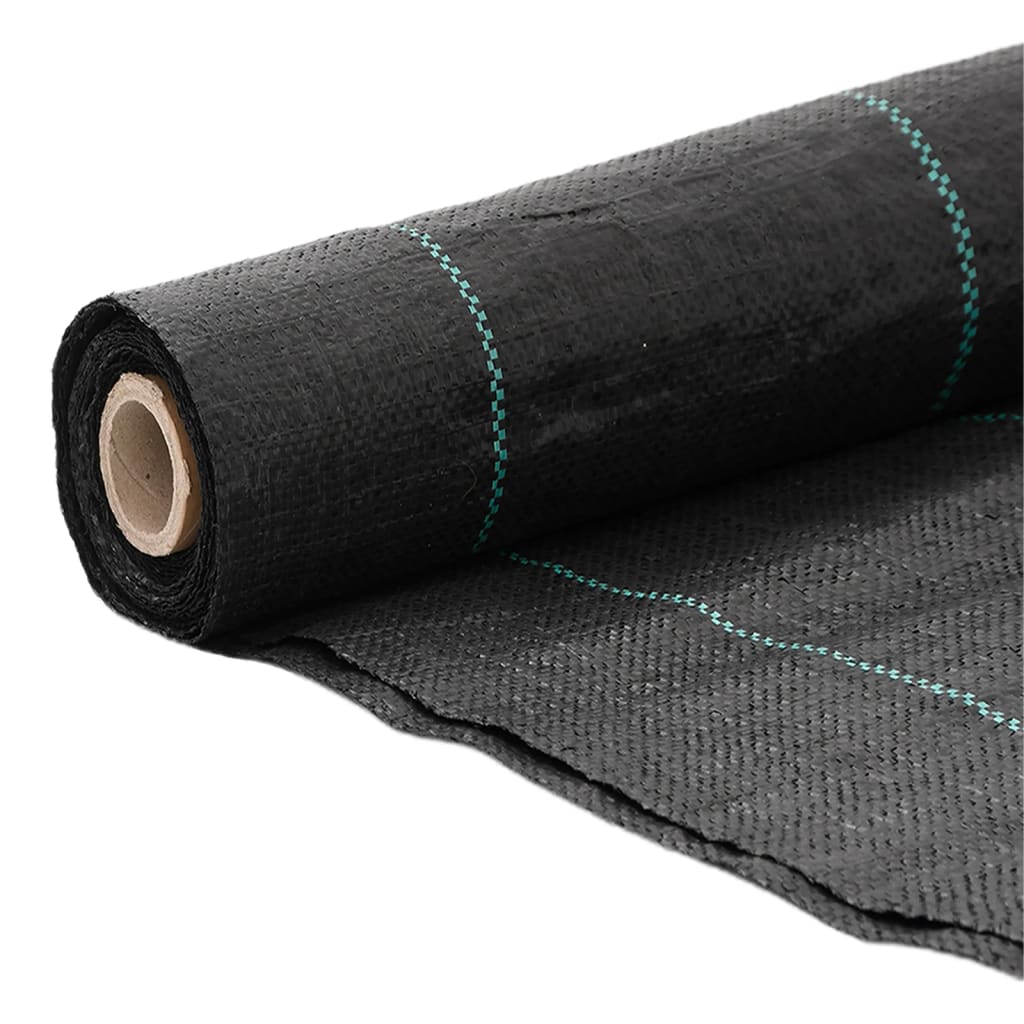 Vidaxl Carot Cloth 1x150 M Polypropene Nero