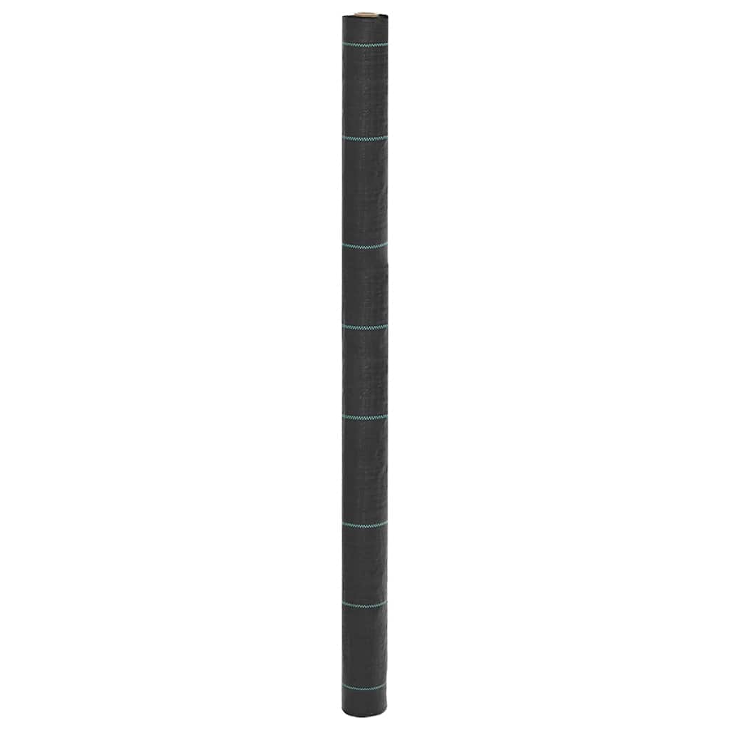 Panno di carota Vidaxl 1,5x25 m polipropene nero