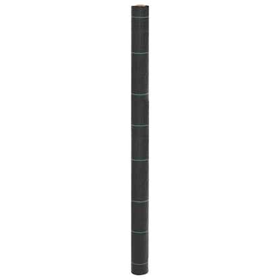 Vidaxl Carot stoffa 1,5x50 m Polypropene nero