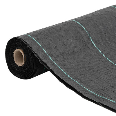 Vidaxl Carot stoffa 1,5x50 m Polypropene nero