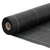 Vidaxl Carot stoffa 1,5x50 m Polypropene nero