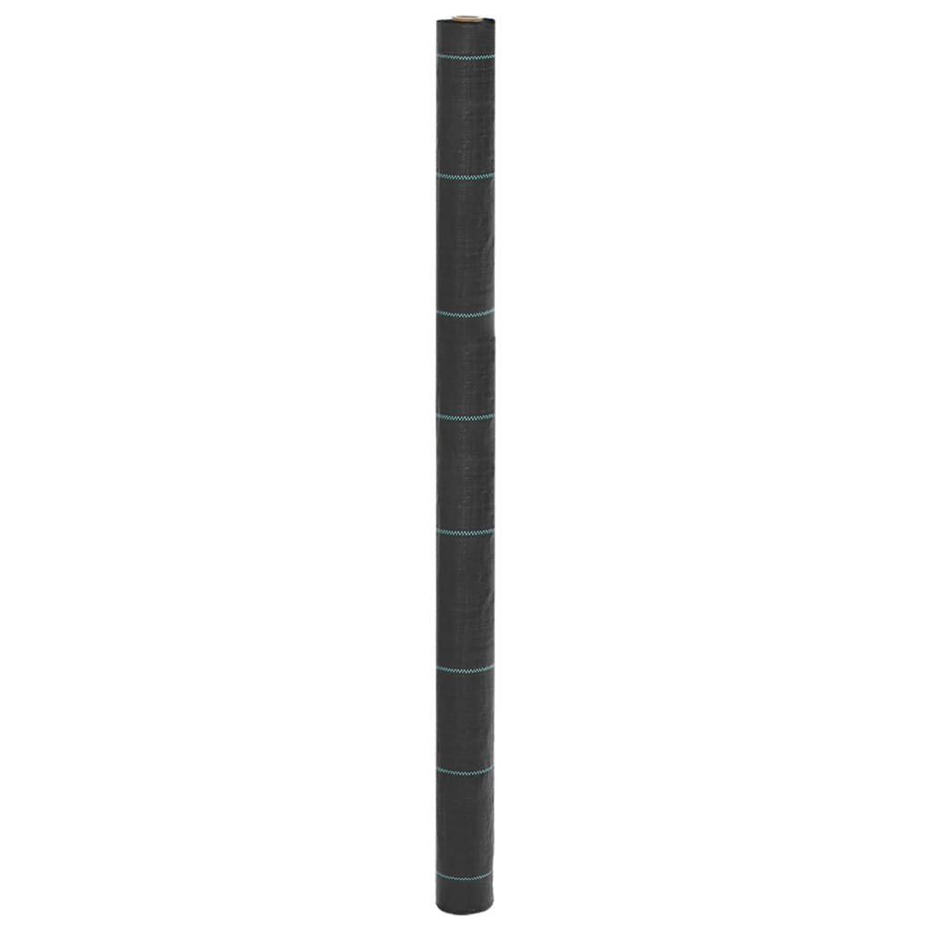 Panno di carota Vidaxl 1.5x150 m Polypropene nero