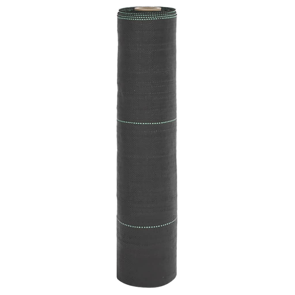 Vidaxl Carot Cloth 0,5x10 M Polypropene nero