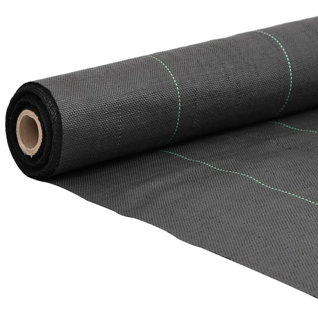 Vidaxl Carot Cloth 1x10 M Polypropene Black