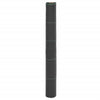 Tela de zanahoria Vidaxl 1x25 m polipropeno negro