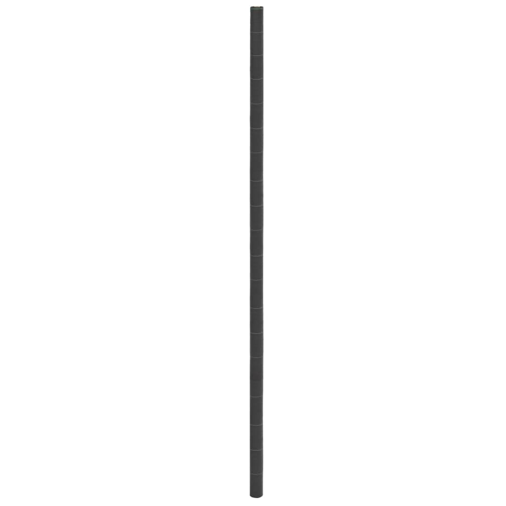 Tela de zanahoria Vidaxl 4x25 m polipropeno negro